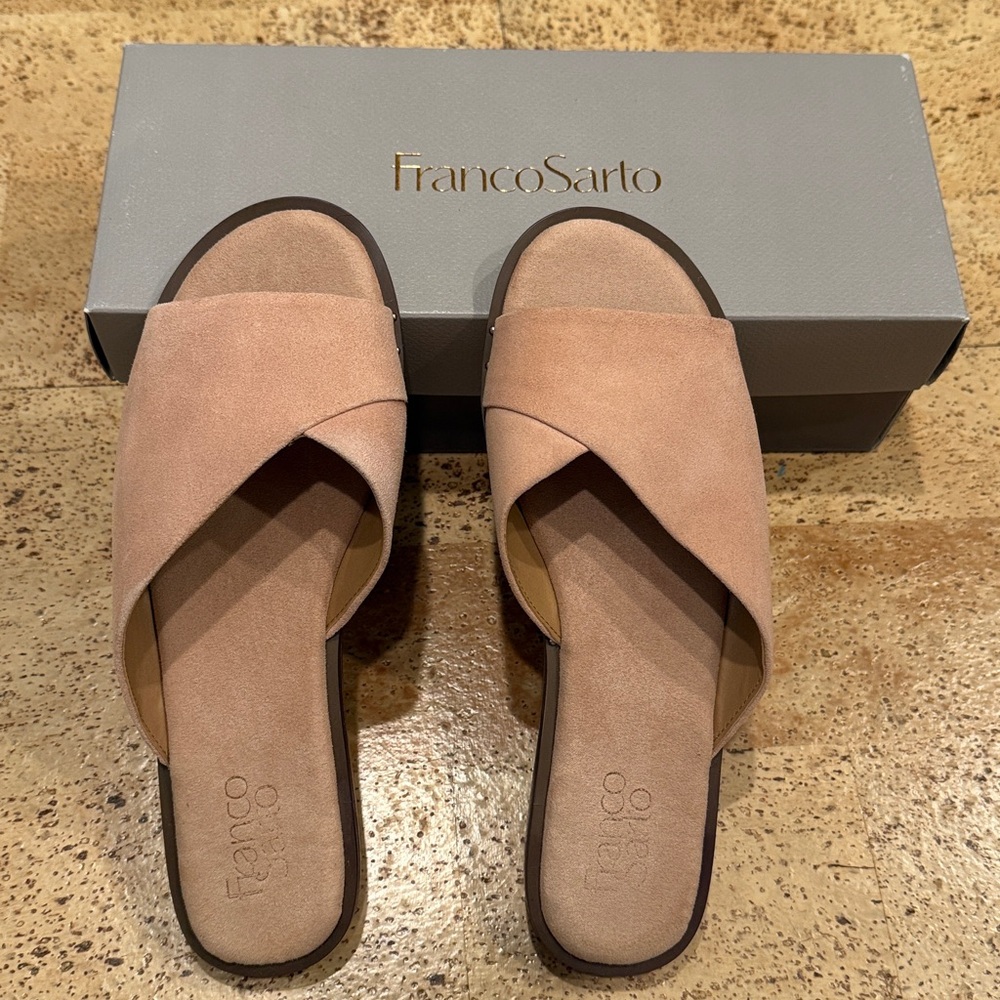 Franco Sarto Blush Slide Sandals